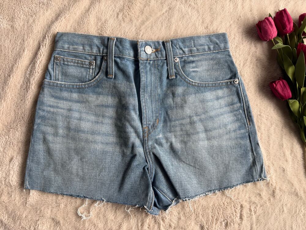 Madewell Denim Cut-off Jean Shorts Size 26 NWOT